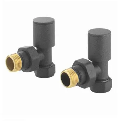 DQ Vital Manual Angled Radiator Valves | 6 colours