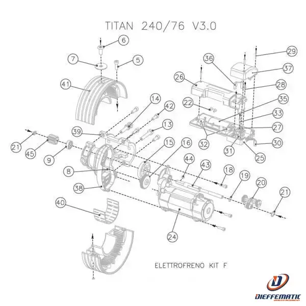 Vtcc E Trilobata 8x30 Per Titan 240/76 V3.0 Acm 40910041 Automazione Automatismi