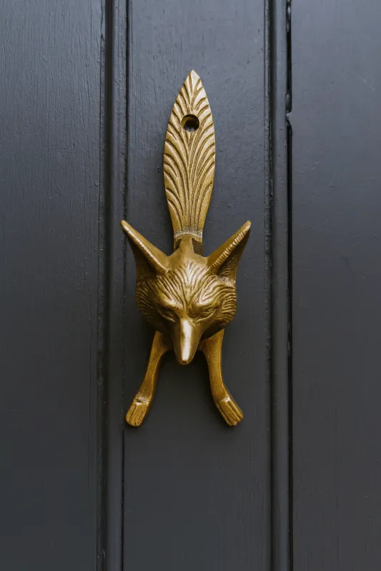 Warm alloy Fox Door Knocker