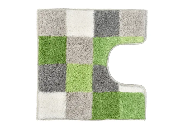 WC-Vorleger CARO Distel 55 x 55 cm mit Ausschnitt