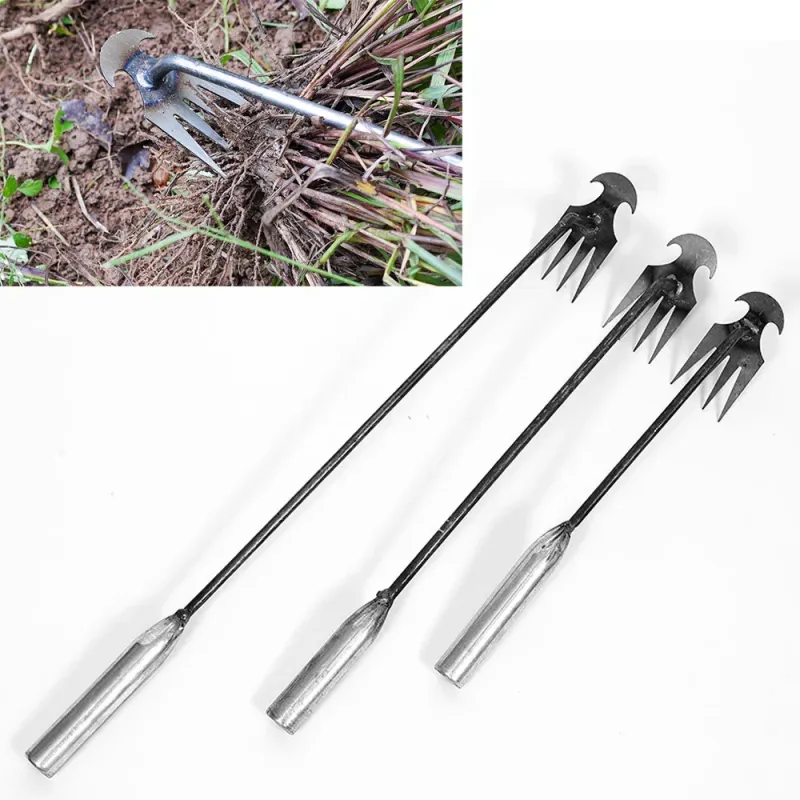 Weeding Artifact Uprooting Weeding Tool Alloy Weed Puller Dual Purpose Hand Remover Garden Yard Farm Weed Removal Electric...