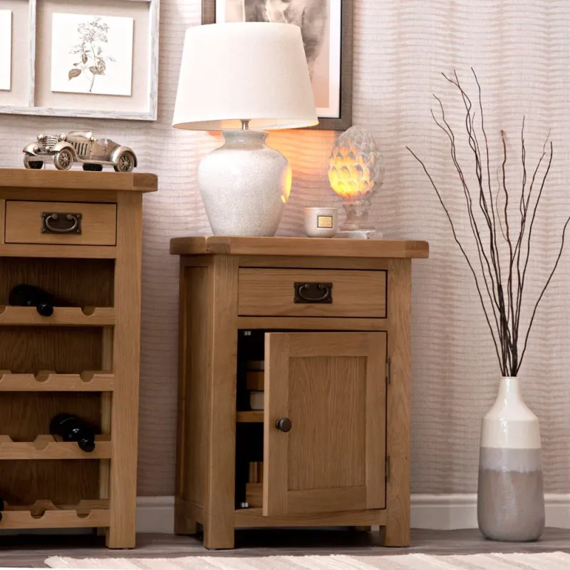 Winchester Oak Miniature Cupboard Vibration Reduction