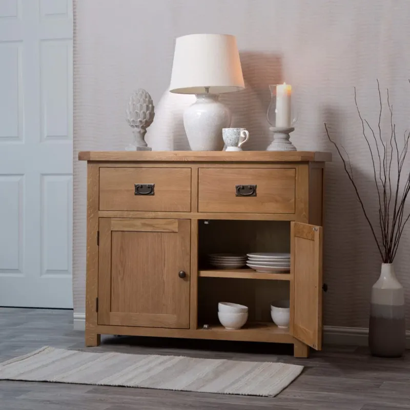 Winchester Oak Tiny 2 Door Sideboard