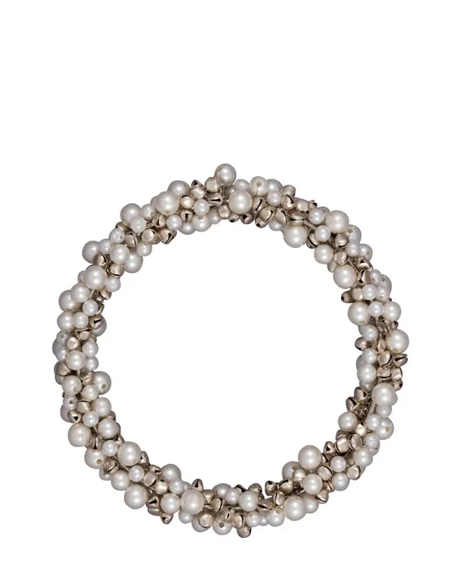 Wreath Pearl snow large