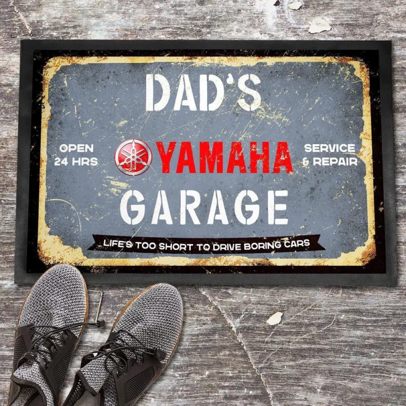 Yamaha Dads Garage Door Mat - 20V