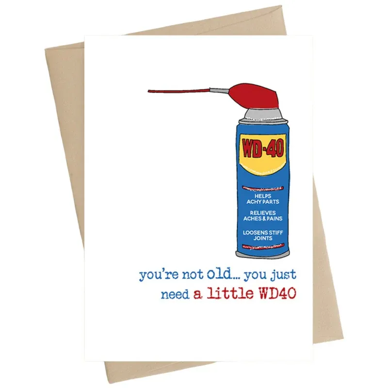 You're Not Aged - You Just Need Little WD40 | Lifetime Warranty