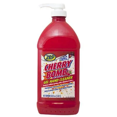 Zep Cherry Bomb Hand Cleaner, 48oz Quick-Release
