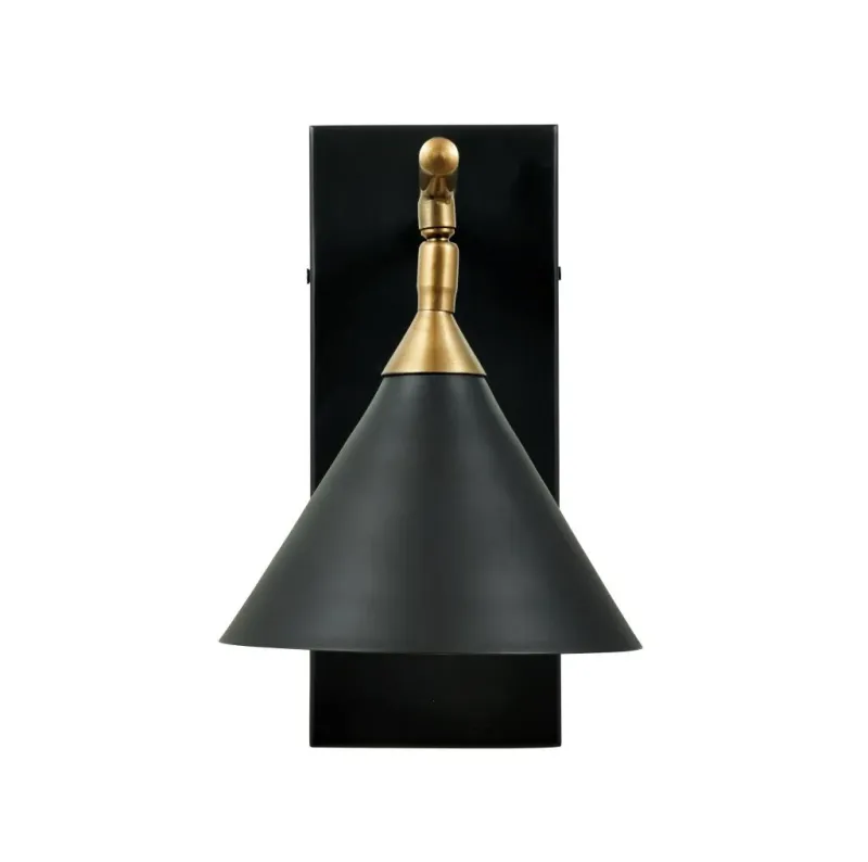 Zeta Matt Black and Antique Brass Wall Buoyant – Pacific Lifestyle