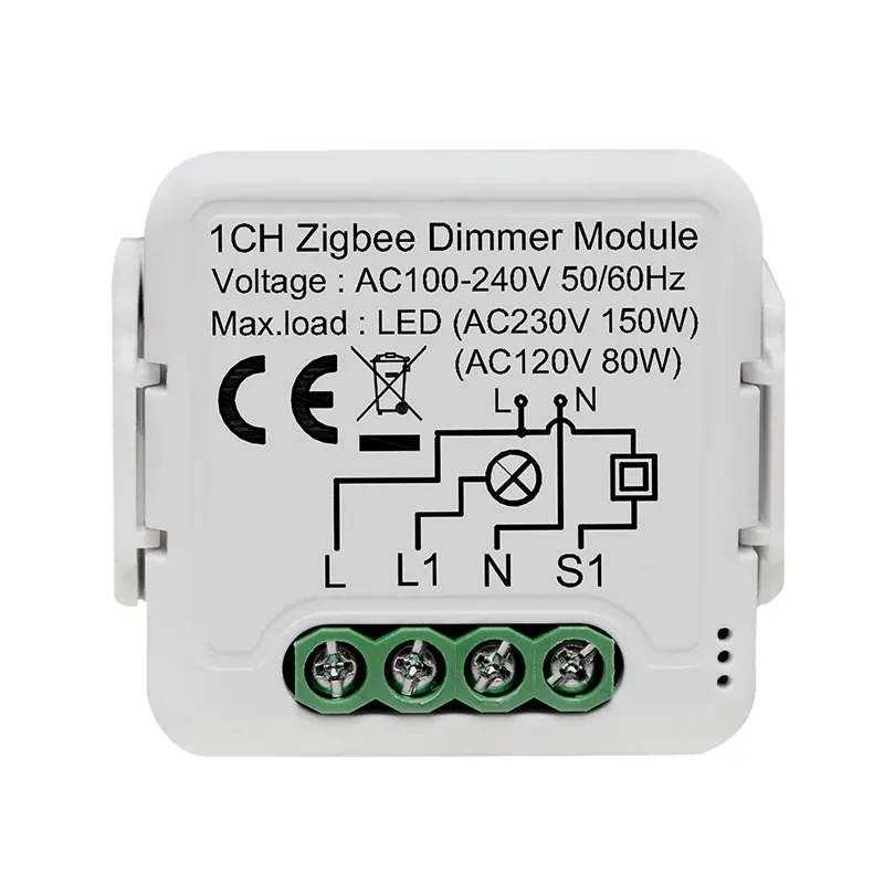 Zigbee Connected Dimmer Switch Module Relay Tuya Smartlife Alexa Google Home Compatible