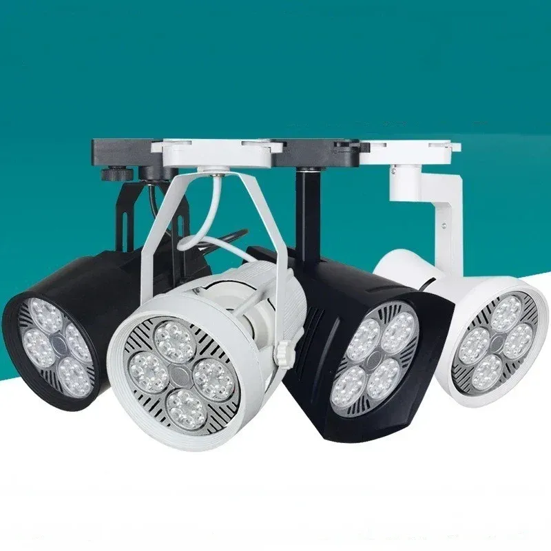 Afralia™ 35W LED Track Ceiling Spot Buoyant Indoor Lighting and Retail Display Clear Glass