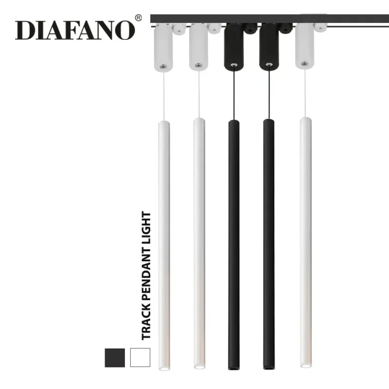 Afralia™ Aircraft-grade LED Ceiling Rail Track Spotlights Kitchen, Dining, Shop & Bar