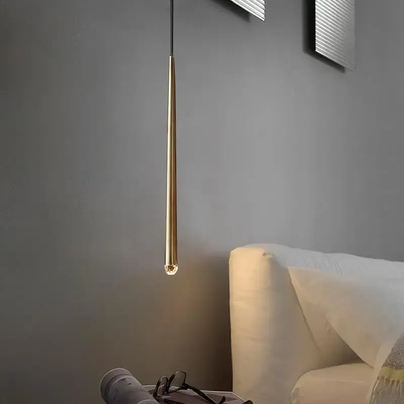 Afralia™ Copper Nordic Gold Chandelier Pendant Airy Living Room, Villa Staircase, Foyer, Dining Room