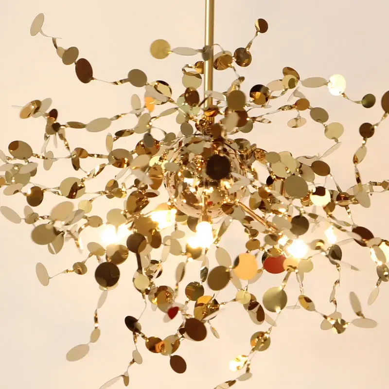 Afralia™ Dandelion Chandelier: Modern Nordic Pendant Portable Living Dining Room, Creative Balcony Fixture