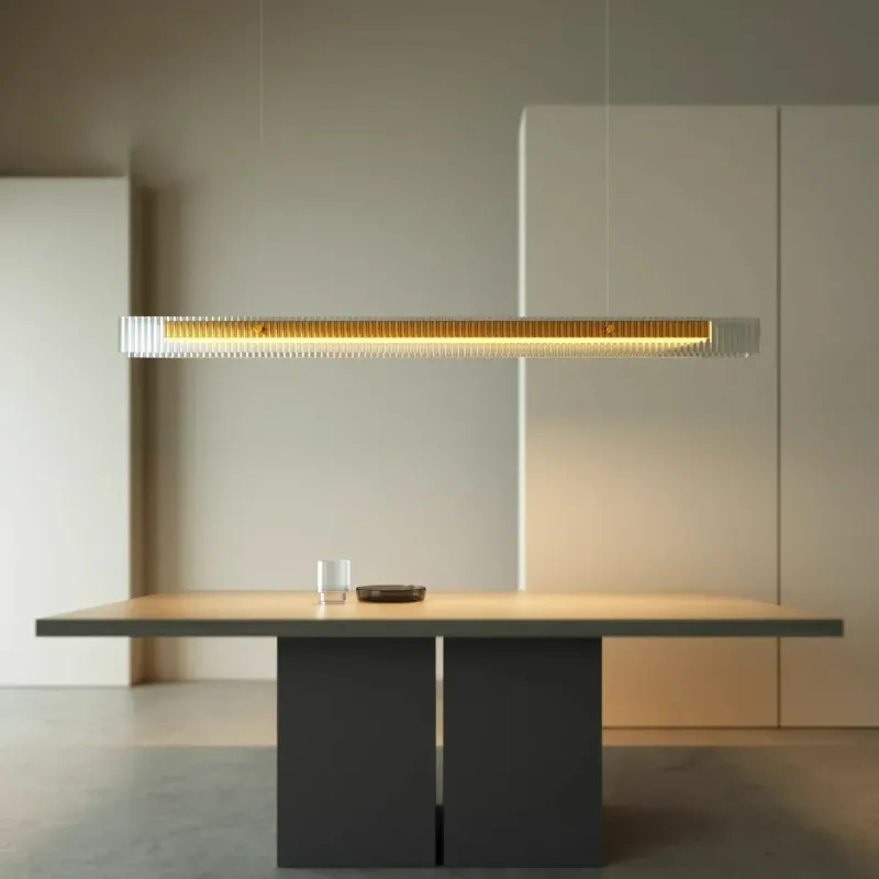 Afralia™ Gold Black Glass Pendant Portable Dining Room, LED Living Room Ceiling Decor