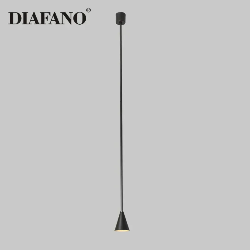 Afralia™ Minimalist Copper Pendant Lights Adjustable Amber Black Hanging Lamp