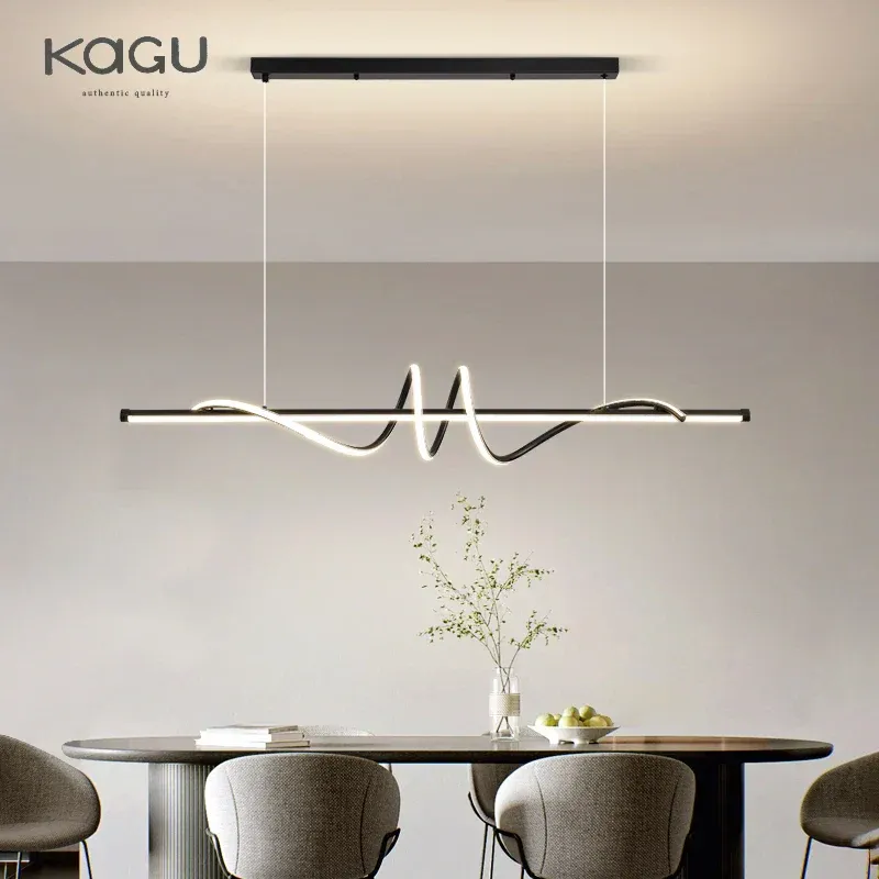 Afralia™ Modern Onyx LED Pendant Lights Living Room, Dining Table, Kitchen, Office and Ceiling