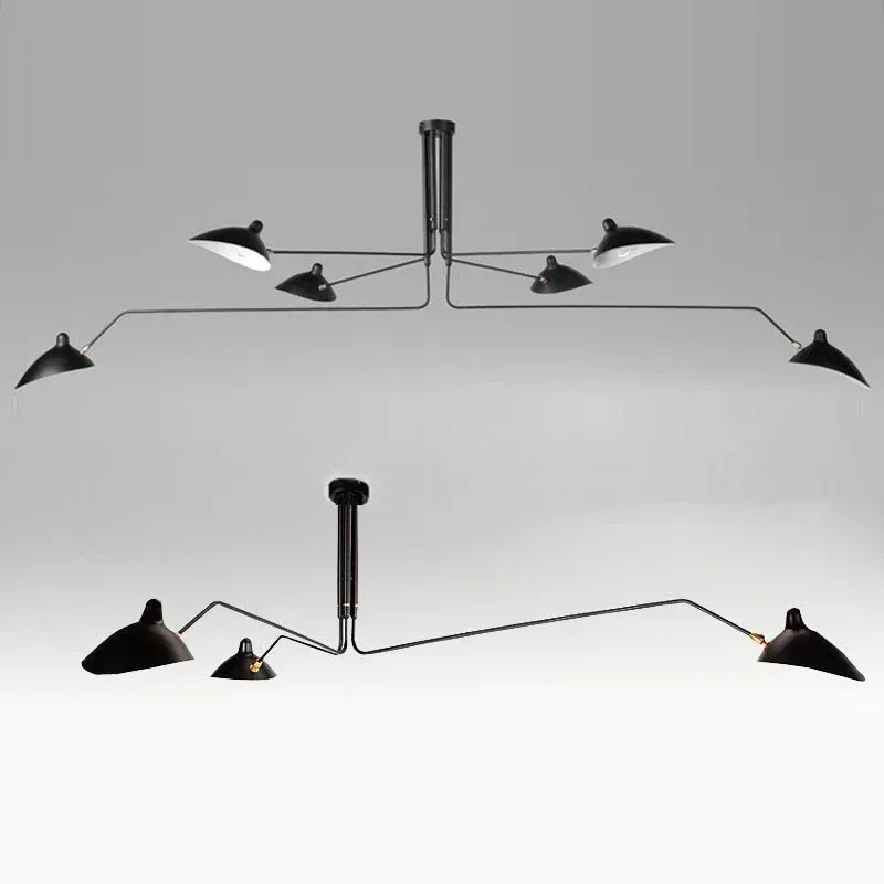 Afralia™ Retro Multi-Head Pendant: Nordic Design Ceiling Airy Modern Living Room LED Lighting