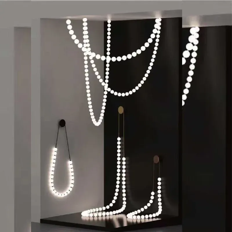 Afralia™ Snow Bubble Art Line Pendant Lighting Home Decoration