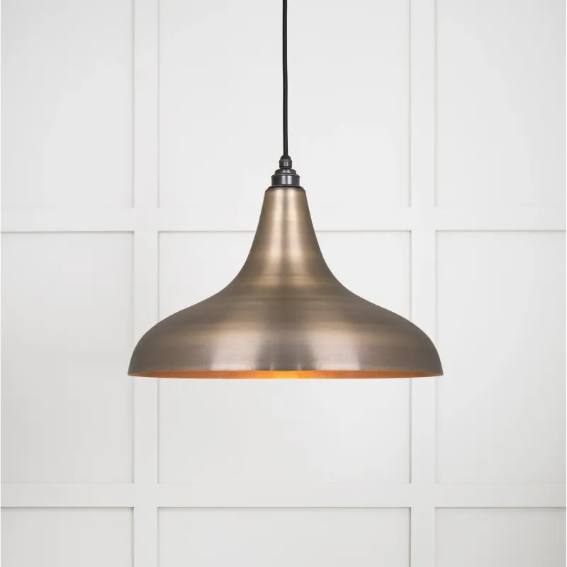 Aged Warm alloy Frankley Pendant | From Anvil