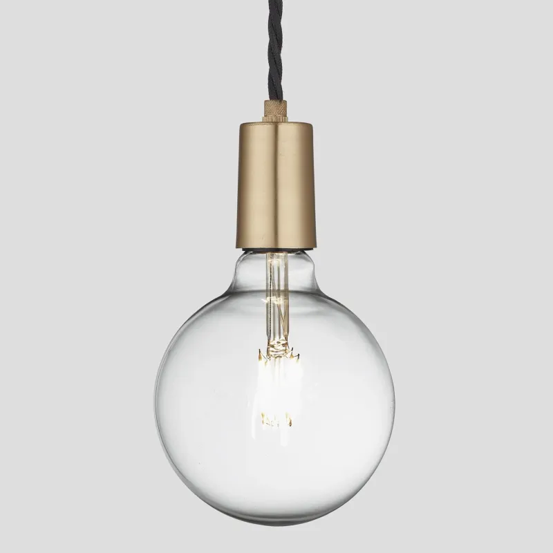 Refined Edison Pendant - 1 Wire - Brass