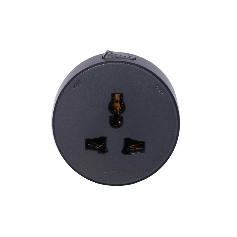 Socket Adapter MF, Circular Module Painting ( Switch + Child Lock) + Blue Airy