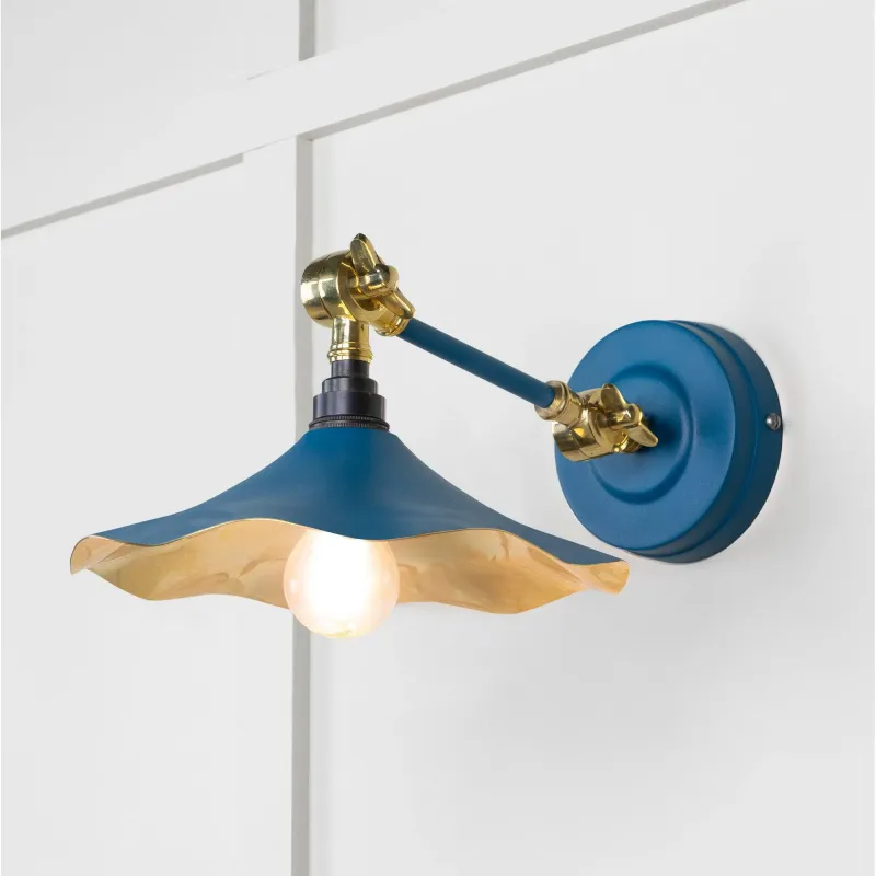 Effortless Brass Flora Wall Light Upstream | From Anvil