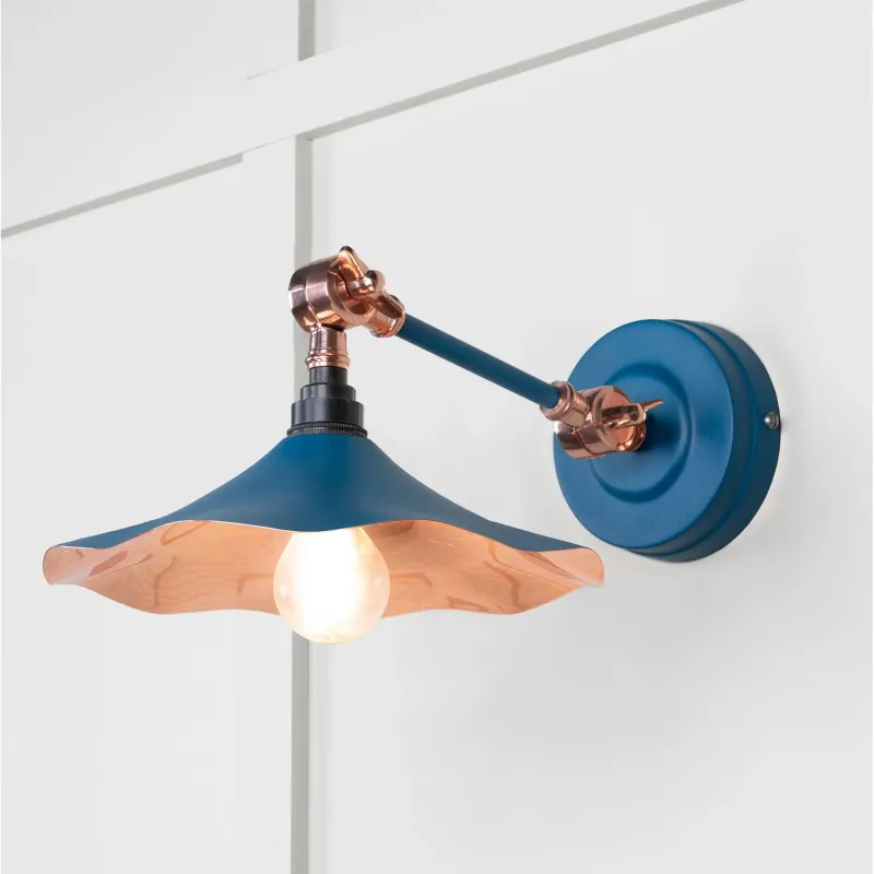 Polished Copper Flora Wall Light Upstream | From Anvil