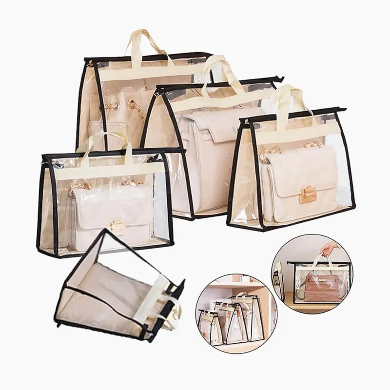 Handbag Storage Organizer Dust Cover Crystal Bag 5PCS/Set