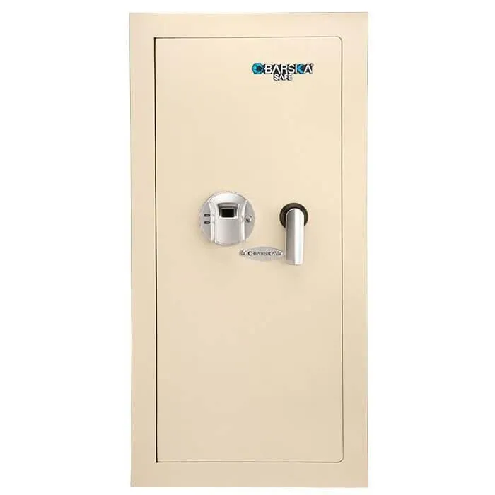 Barska AX12880 Biometric Wall Safe Alabaster Left Hand Swing