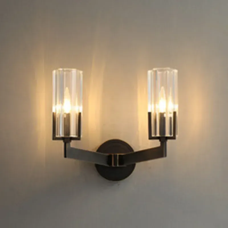 Afralia™ Current Brass Wall Sconces Glass Wall Lighting Living Room and Bedroom Motion Sensor