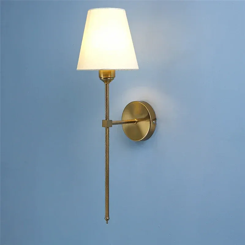 Afralia™ Flared Chalk Wall Sconce Lamp Bedroom, Bathroom & Mirror Lighting