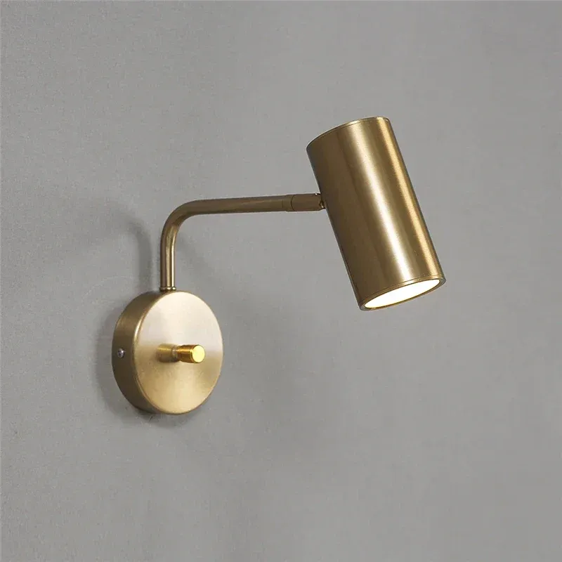 Afralia™ LED Pivoting Wall Lamps Black Gold White Sconce