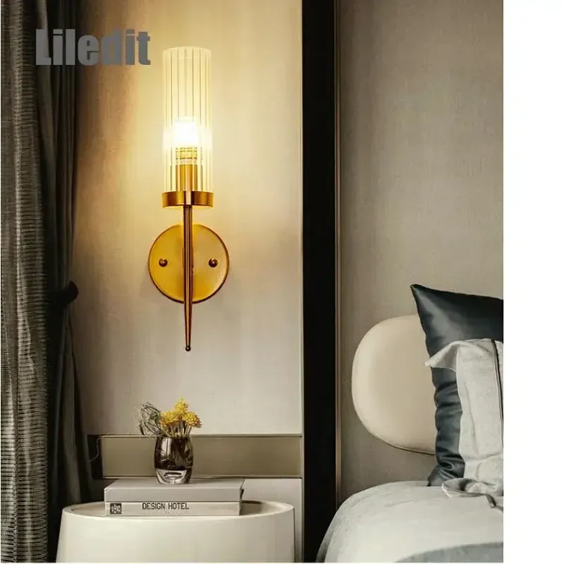 Afralia™ LED Sconce Light: Current Nordic Style Metal Wall Lamp Bedroom & Home Background