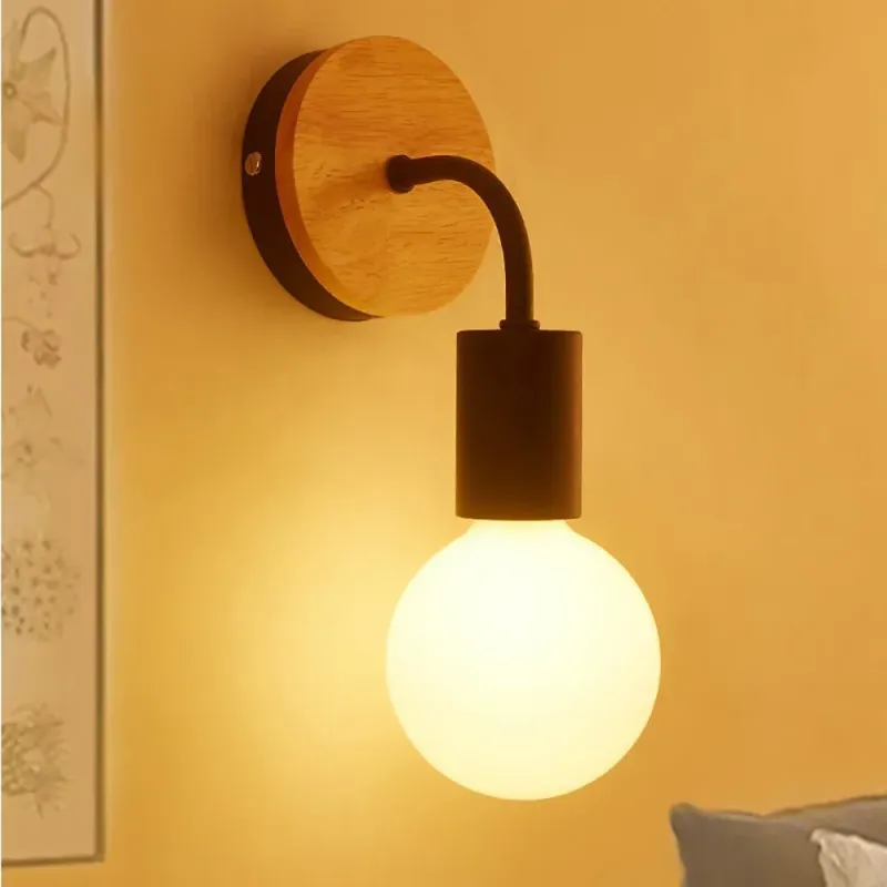 Afralia™ Modern Simple Wall Sconces E27 Indoor Living Room Lighting