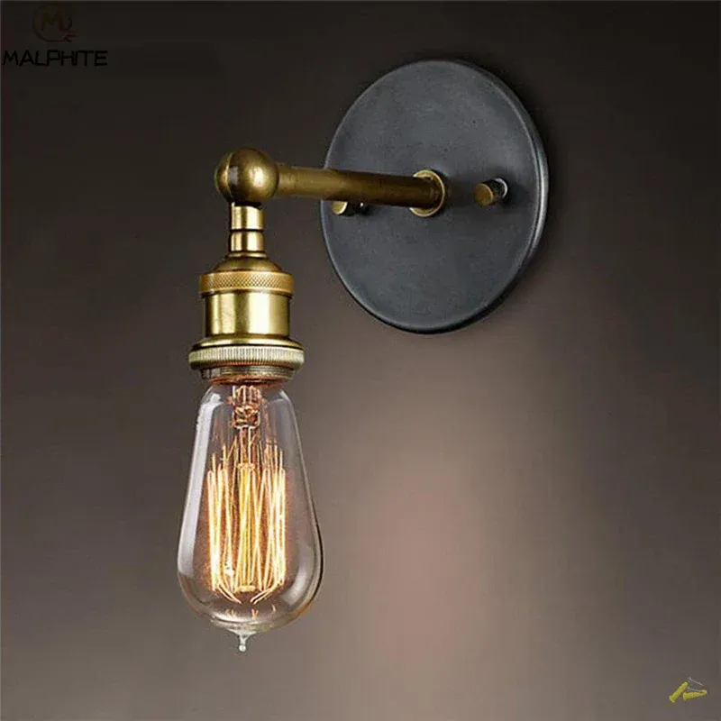 Afralia™ Old-school Loft Sconce Wall Lamps Retro Industrial Home Lighting Fixtures | Damp Rated | LED