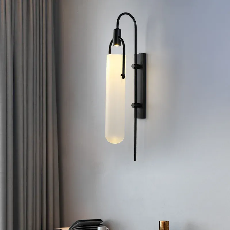 Afralia™ Postmodern LED Wall Sconce: Uncluttered Nordic Lighting Bedroom, Living Room, Aisle