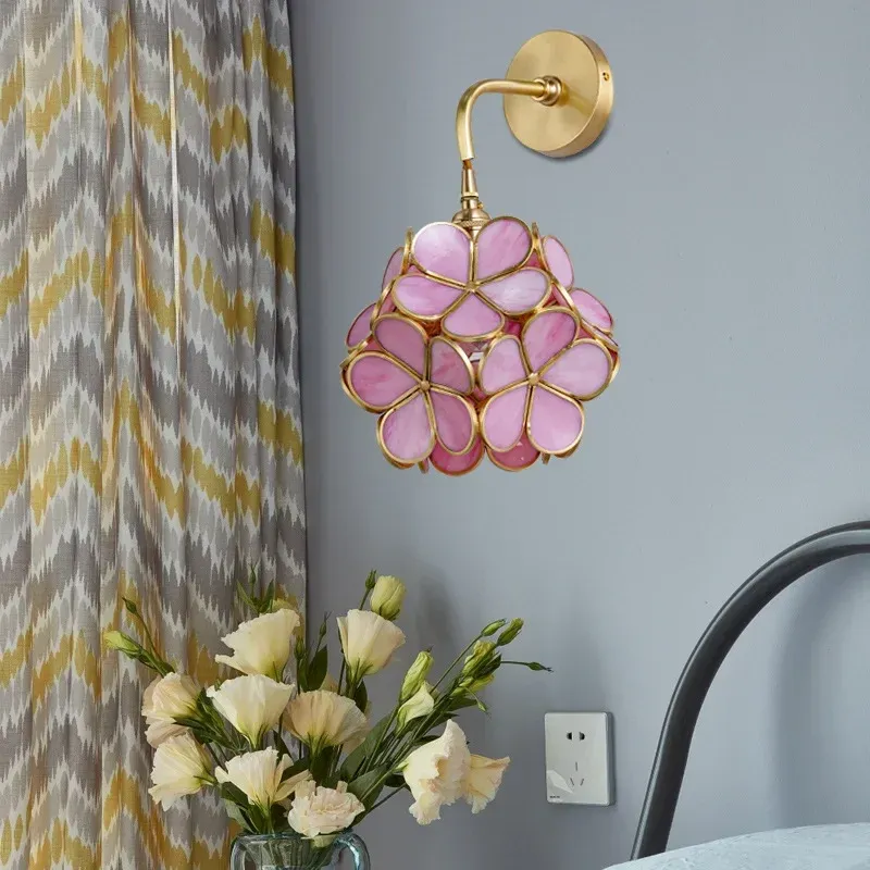 Flush Mount Afralia™ Today's Flower Wall Sconce Lights Fixture Bedroom Living Dining Room