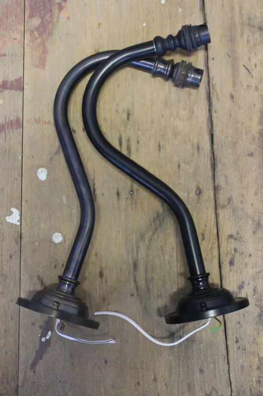 Gooseneck Wall Sconce - XL Satin Brass