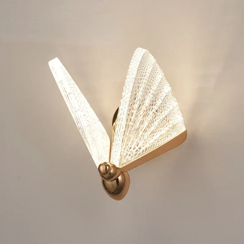 Modern Linear Afralia™ LED Butterfly Wall Lights Bedroom Living Room Decor, Indoor Sconce Lamp
