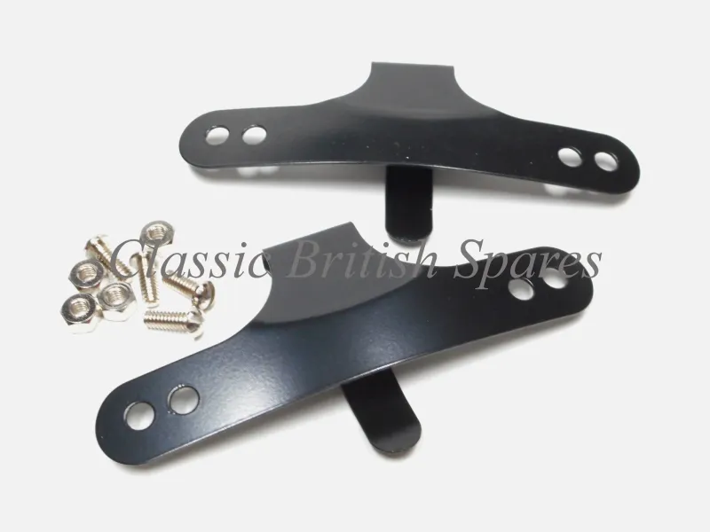 BSA Gas Tank Badge Emblem Mounting Clips W/ Hardware 42-8020 A7 A10 A65 B31 M20