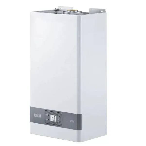 SCALDABAGNO GAS RIELLO PORTABLE 11 LN CAMERA STAGNA CON KIT FUMI LOW NOX