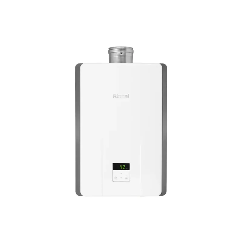 Scaldabagno Gas Rinnai Infinity 14i Interno GPL Cod. REU-A1420FFU-E-LPG - Completo di Kit Scarico Fumi