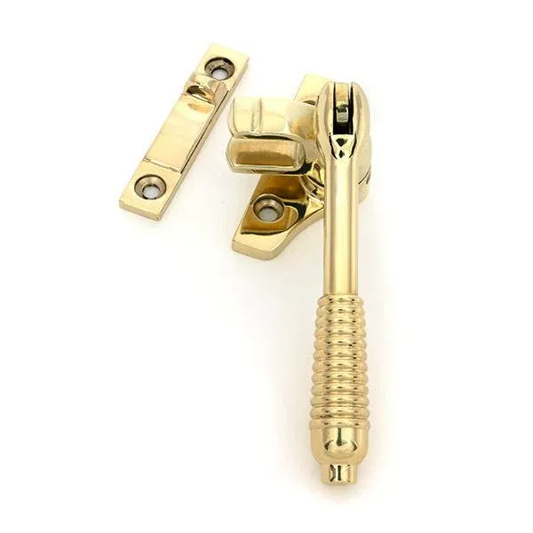Polished Warm alloy Night-Vent Locking Reeded Fastener (Steel Window)