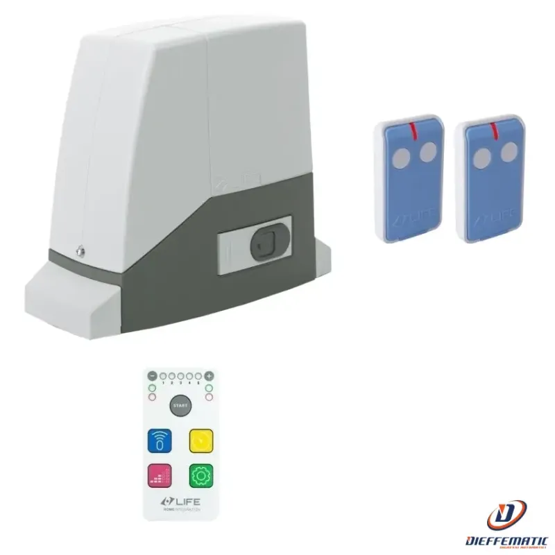 Kit Per Cancello Scorrevole Life Setup Ac4R Dl Simple 1Ke0010000 Automazione Nuovo