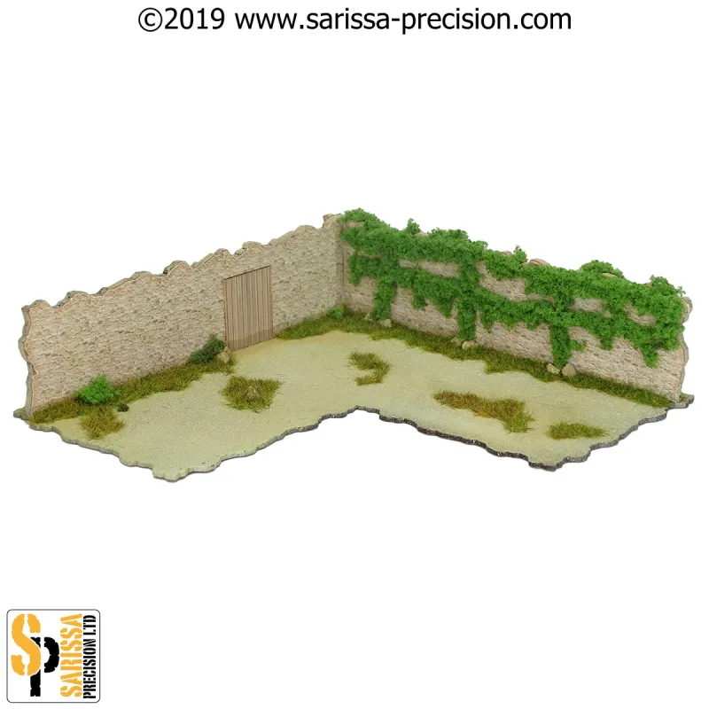 Mediterranean Village Corner Wall Door 20x20 (28mm)