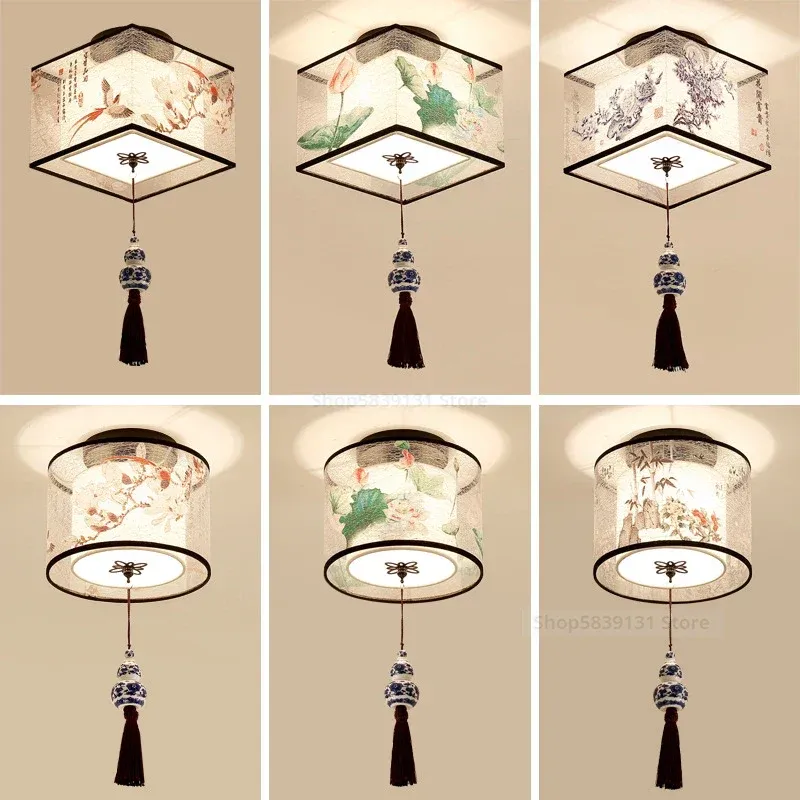 Afralia™ Round Square Led Ceiling Airy Living Room, Classical Morden Home Decor