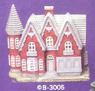 B3005 Village Mansion Clay Molds