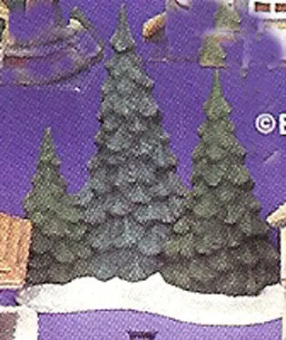 B3116 Village Trees Porcelain Molds