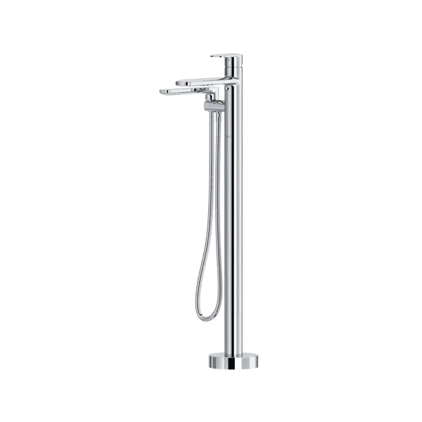 Ever Single Hole Pressure Balance Floor Attach Tub Filler Trim