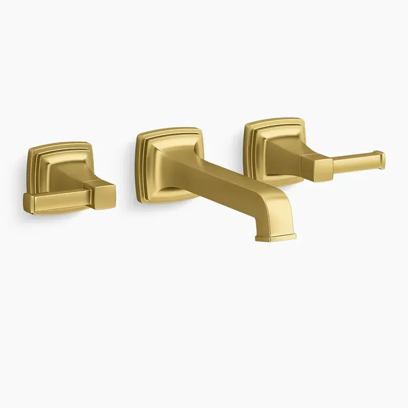 Kohler Riff Wall-mount bathroom sink faucet trim, 1.2 gpm K-T26432-4-2MB